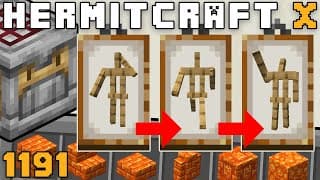 thumbnail for: Animating Armor Stands & Resin Auto Crafting | Hermitcraft X 1191