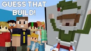 thumbnail for: GUESS THE BUILD HOLIDAY EDITION! w/ Grian, Joel, Jimmy, Gem, and Skizz